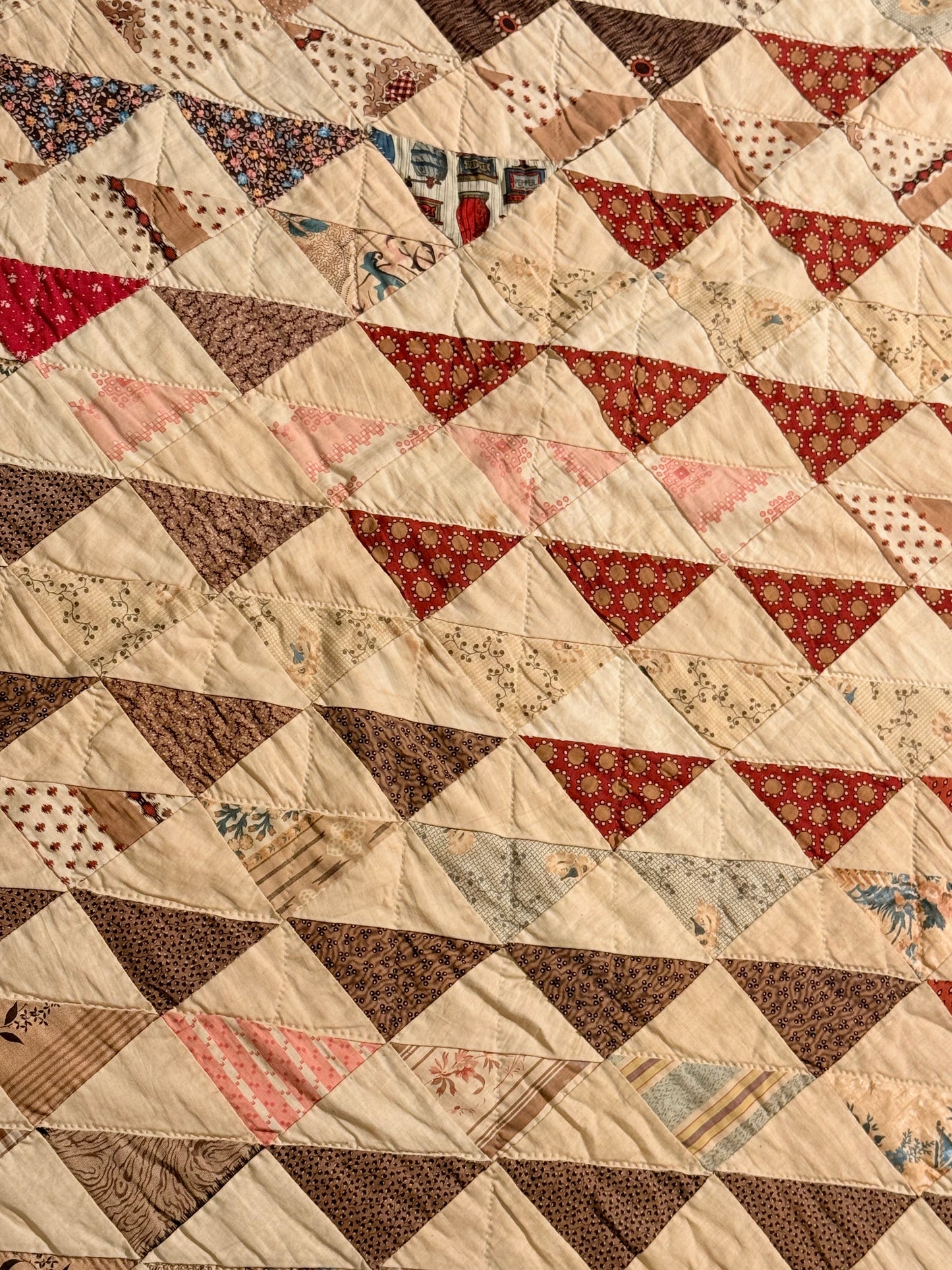 Flock of Geese Scrappy Quilt