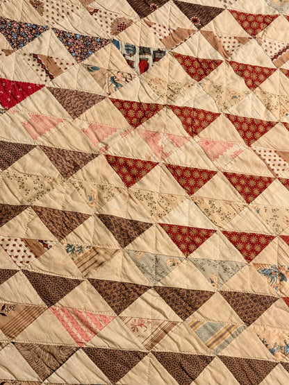 Flock of Geese Scrappy Quilt