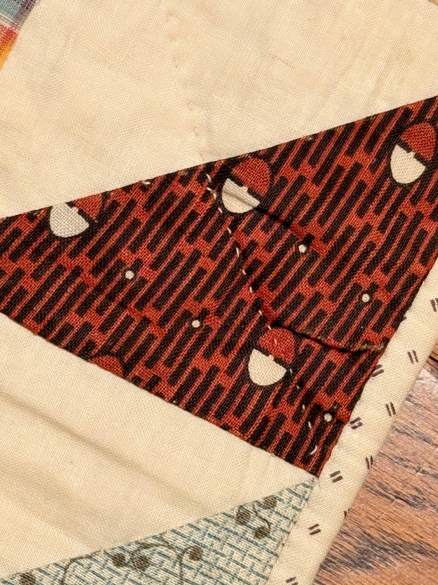 Flock of Geese Scrappy Quilt