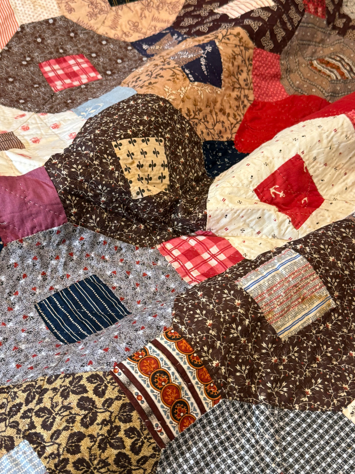 Outstanding Early Octagons Quilt