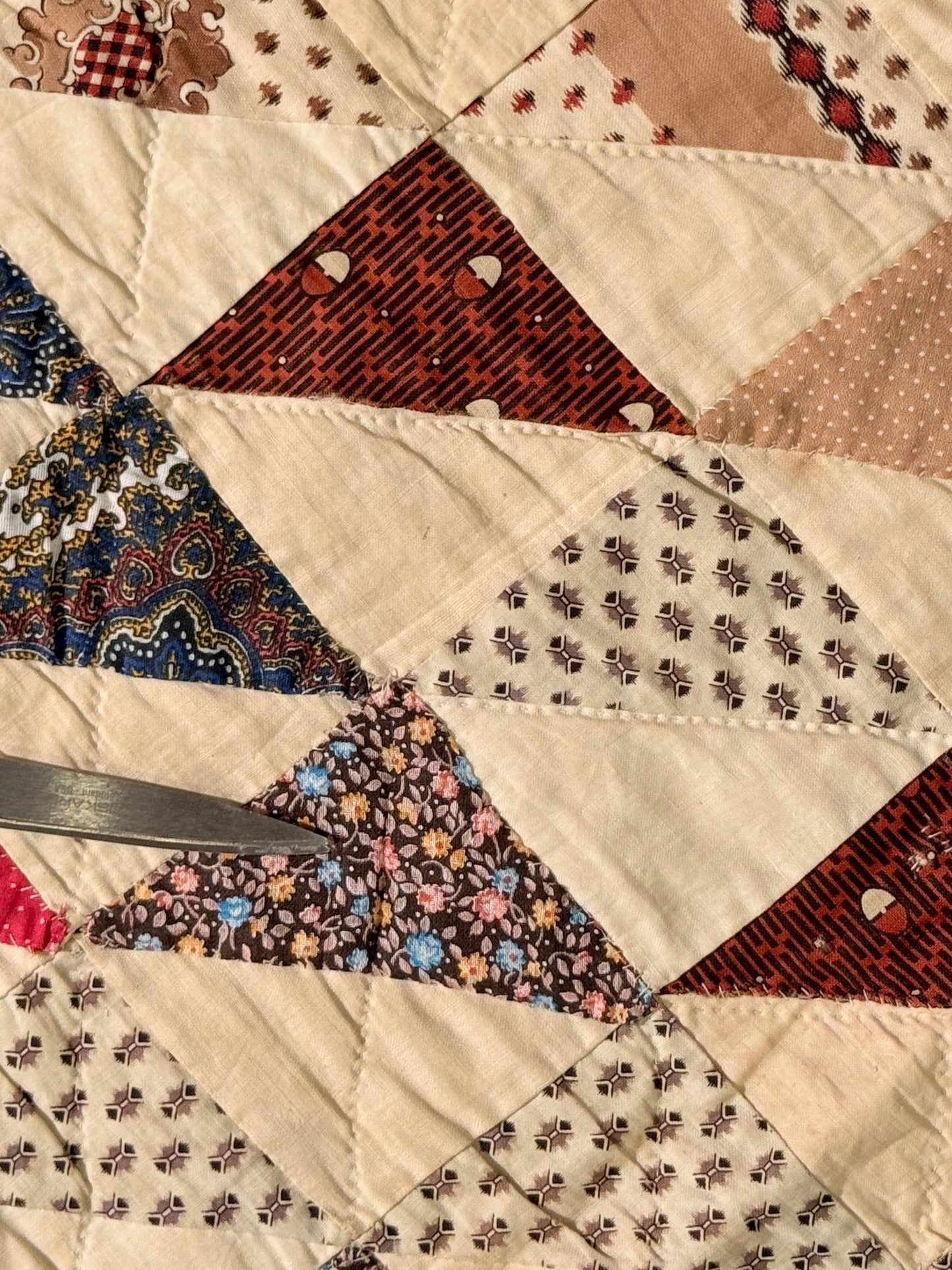 Flock of Geese Scrappy Quilt
