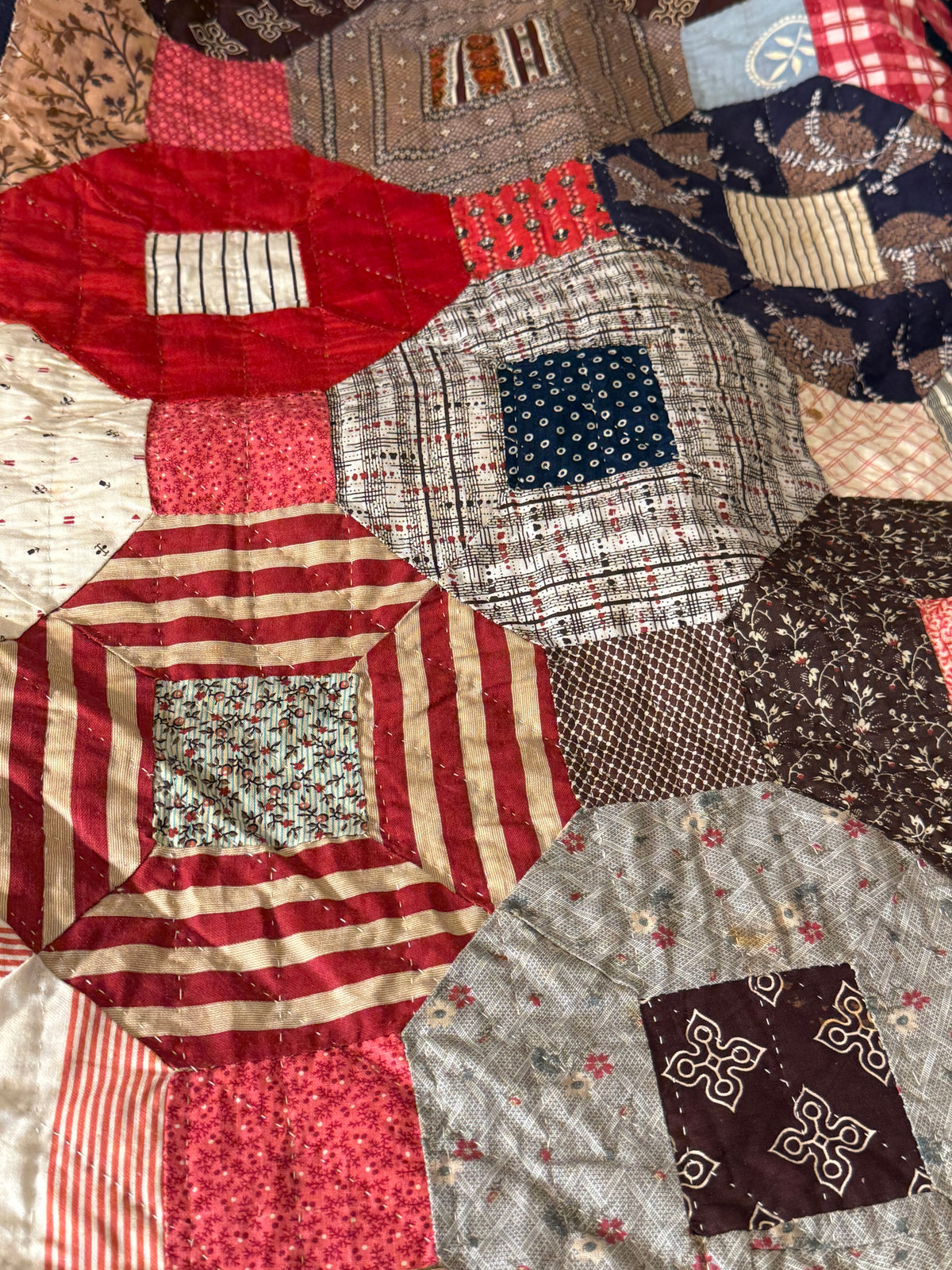 Outstanding Early Octagons Quilt