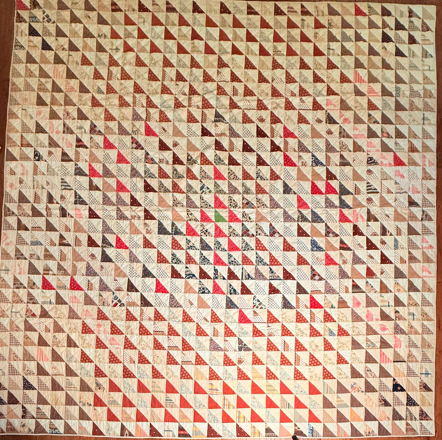 Flock of Geese Scrappy Quilt
