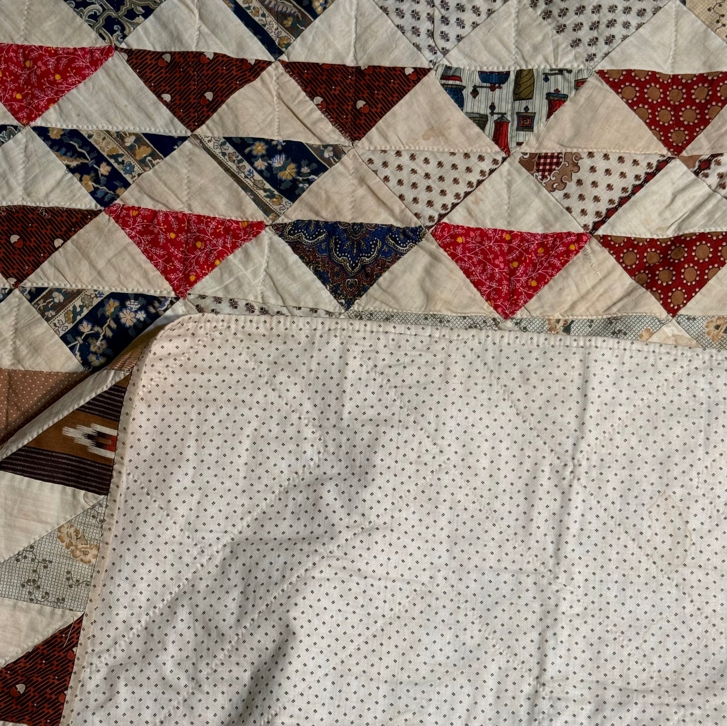 Flock of Geese Scrappy Quilt