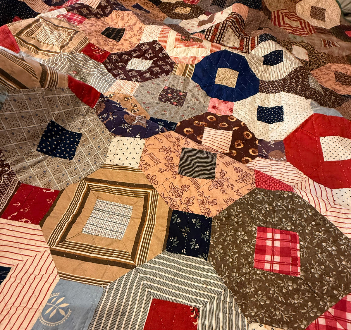 Outstanding Early Octagons Quilt