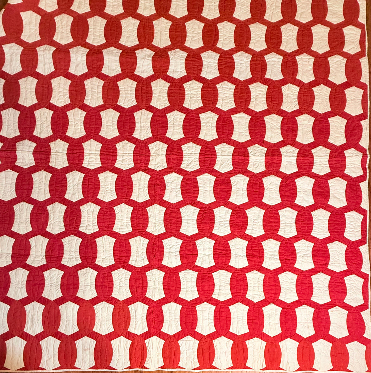 1893 Lovers Link Quilt - Signed and Dated