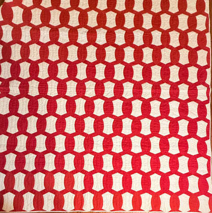1893 Lovers Link Quilt - Signed and Dated