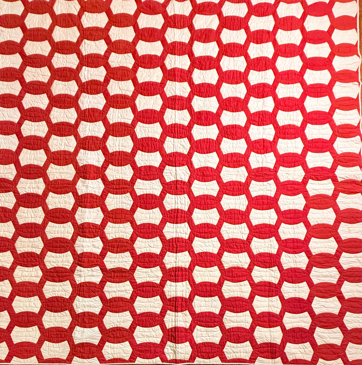 1893 Lovers Link Quilt - Signed and Dated