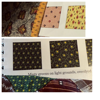 Outstanding Half Square Triangles 4 Block Early Quilt with Zig Zag Border