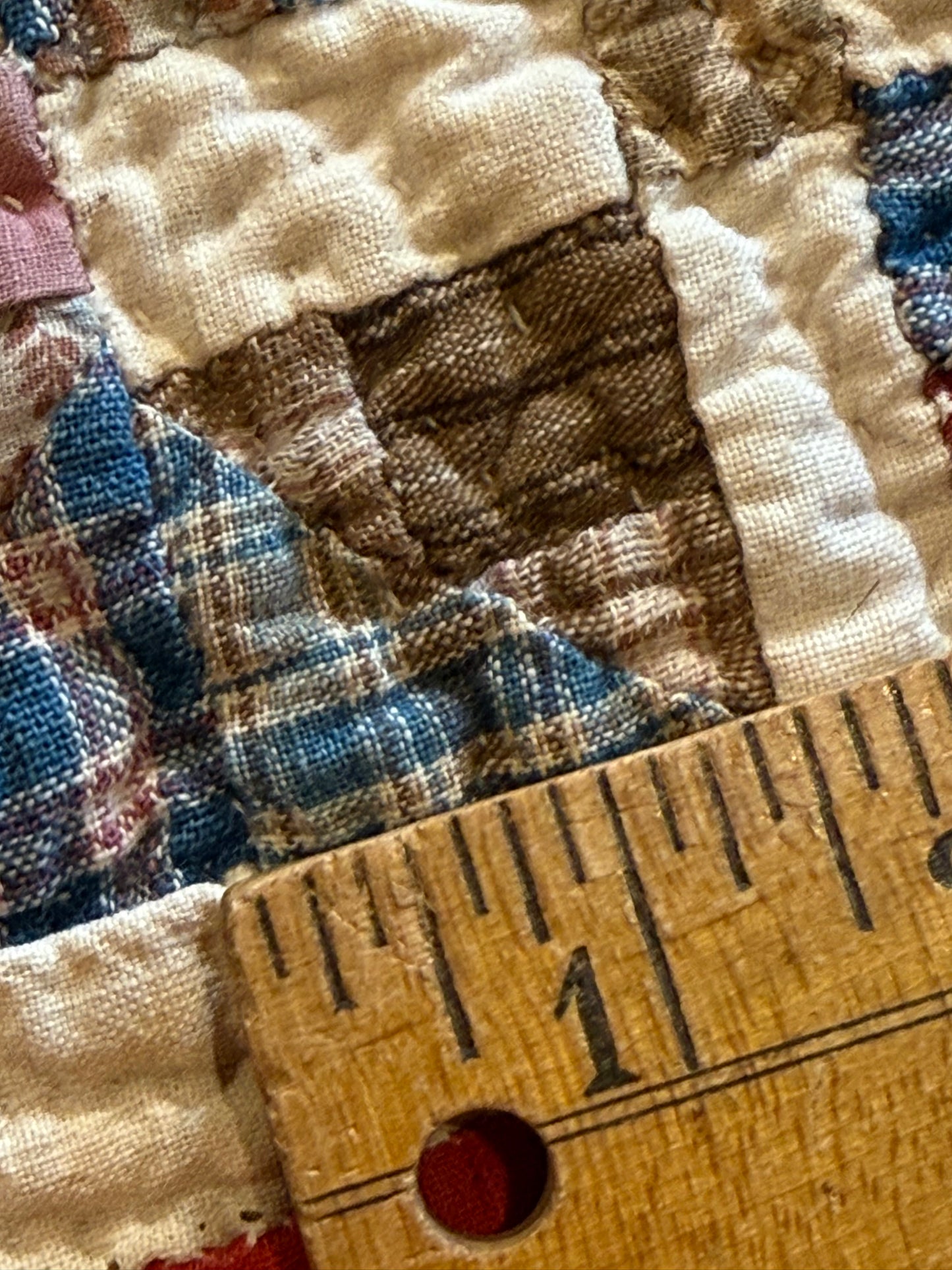 Southern  Star and Bars with Patchwork Border Quilt