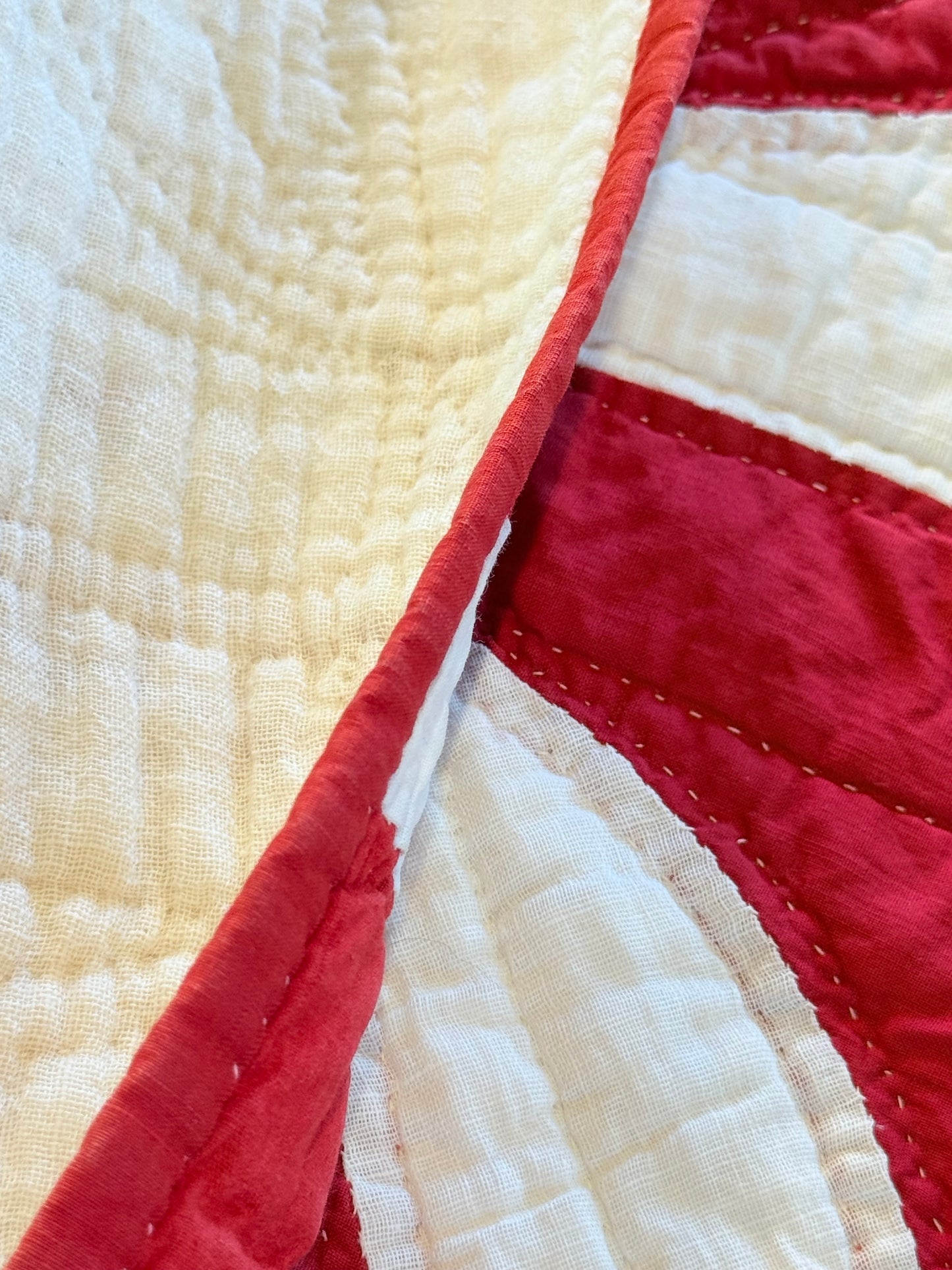 Red and White Rose Dream Quilt
