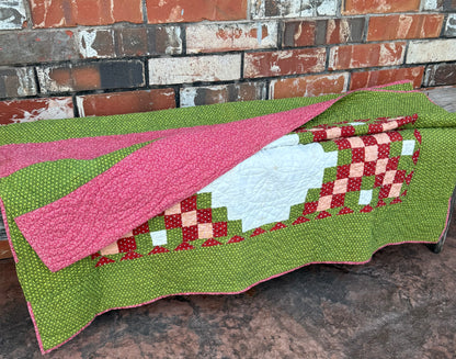 Triple Irish Chain Crib Quilt