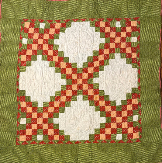 Triple Irish Chain Crib Quilt