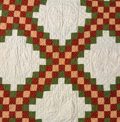 Triple Irish Chain Crib Quilt