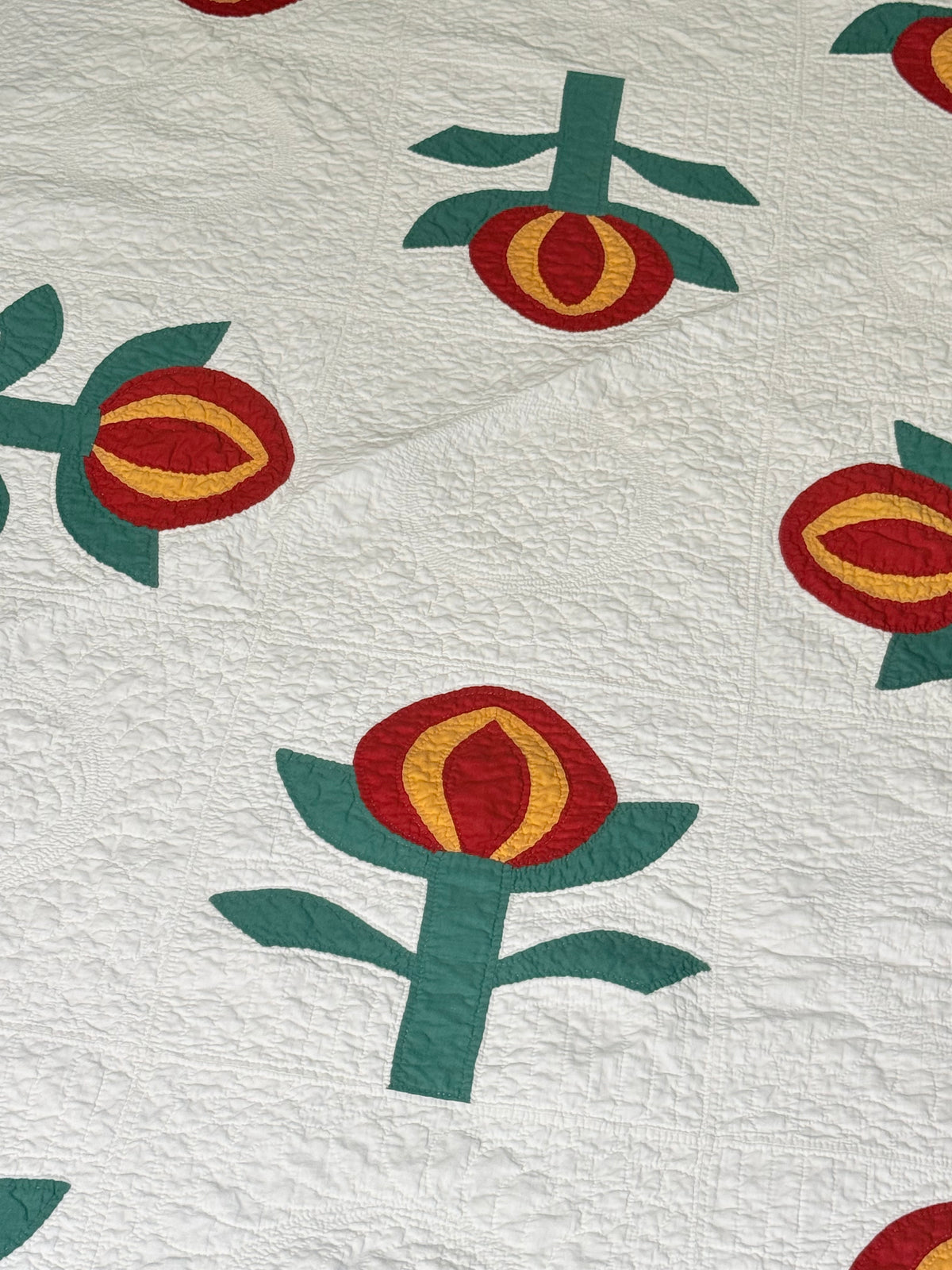 Love Apple Pieced Quilt