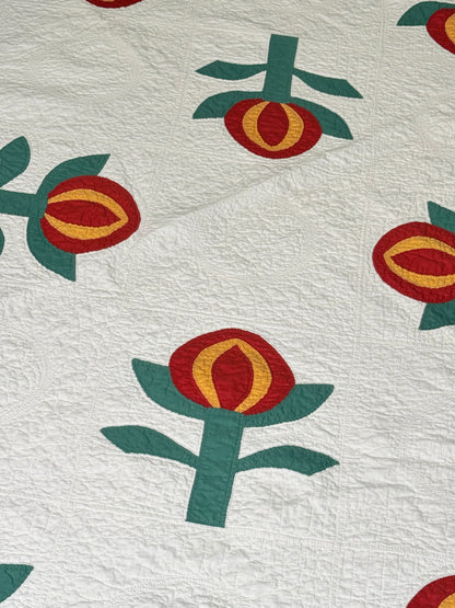 Love Apple Pieced Quilt