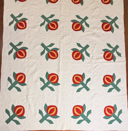 Love Apple Pieced Quilt