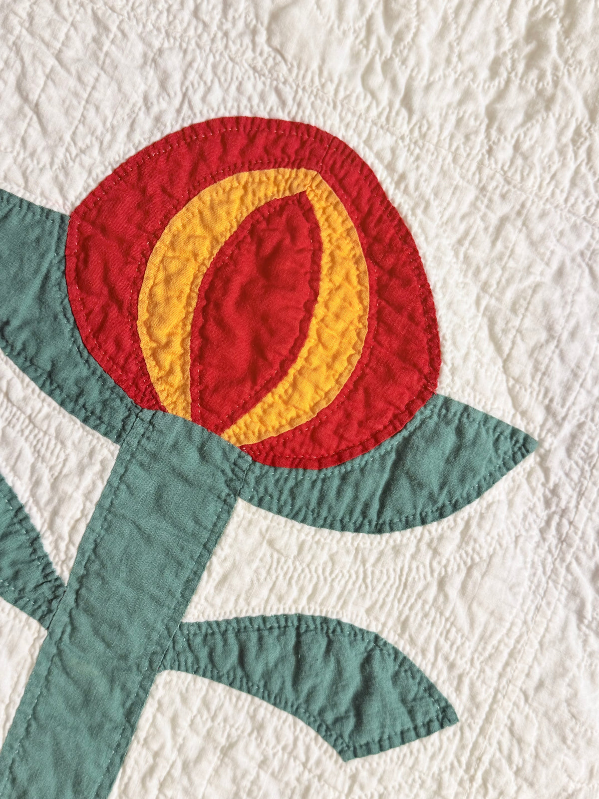 Love Apple Pieced Quilt