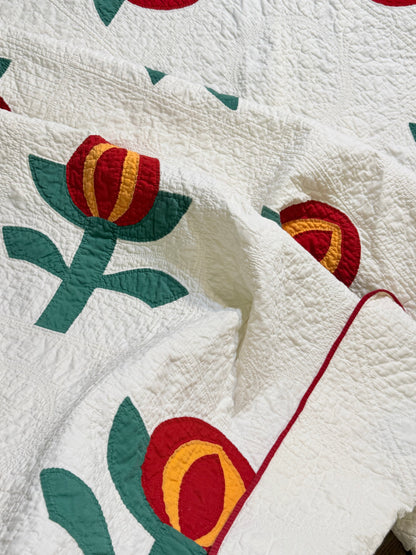 Love Apple Pieced Quilt