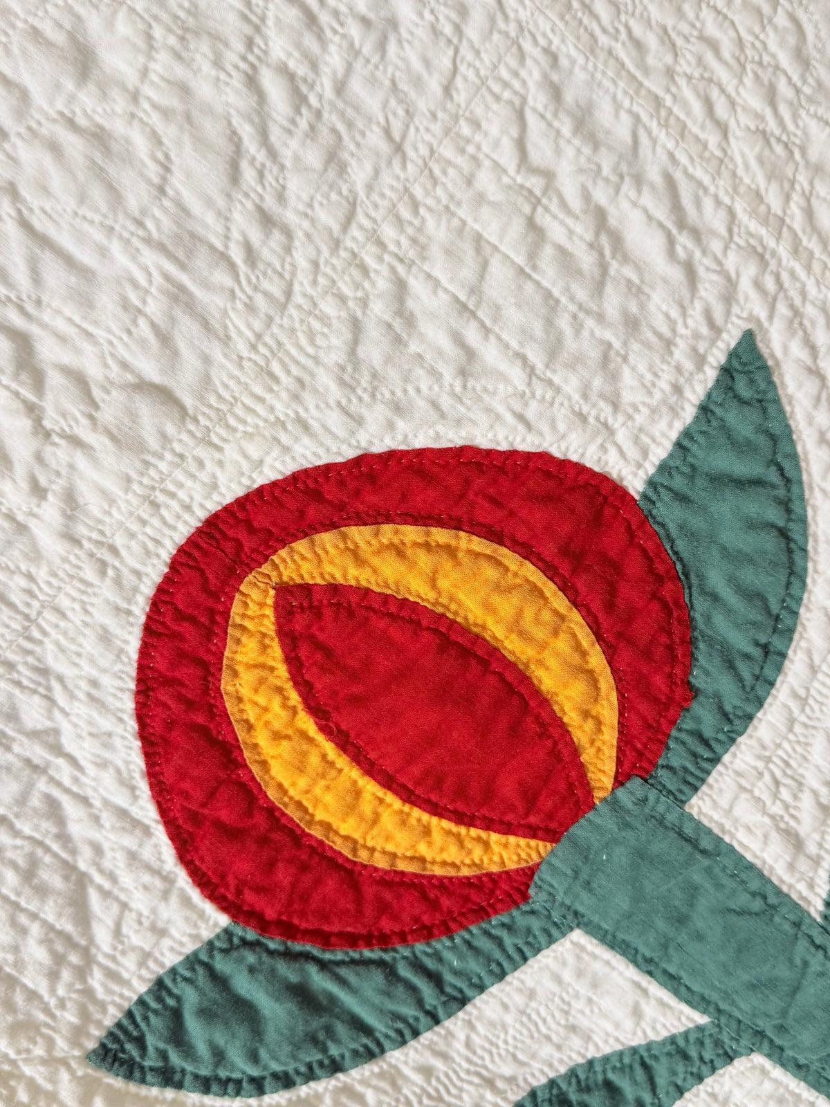 Love Apple Pieced Quilt