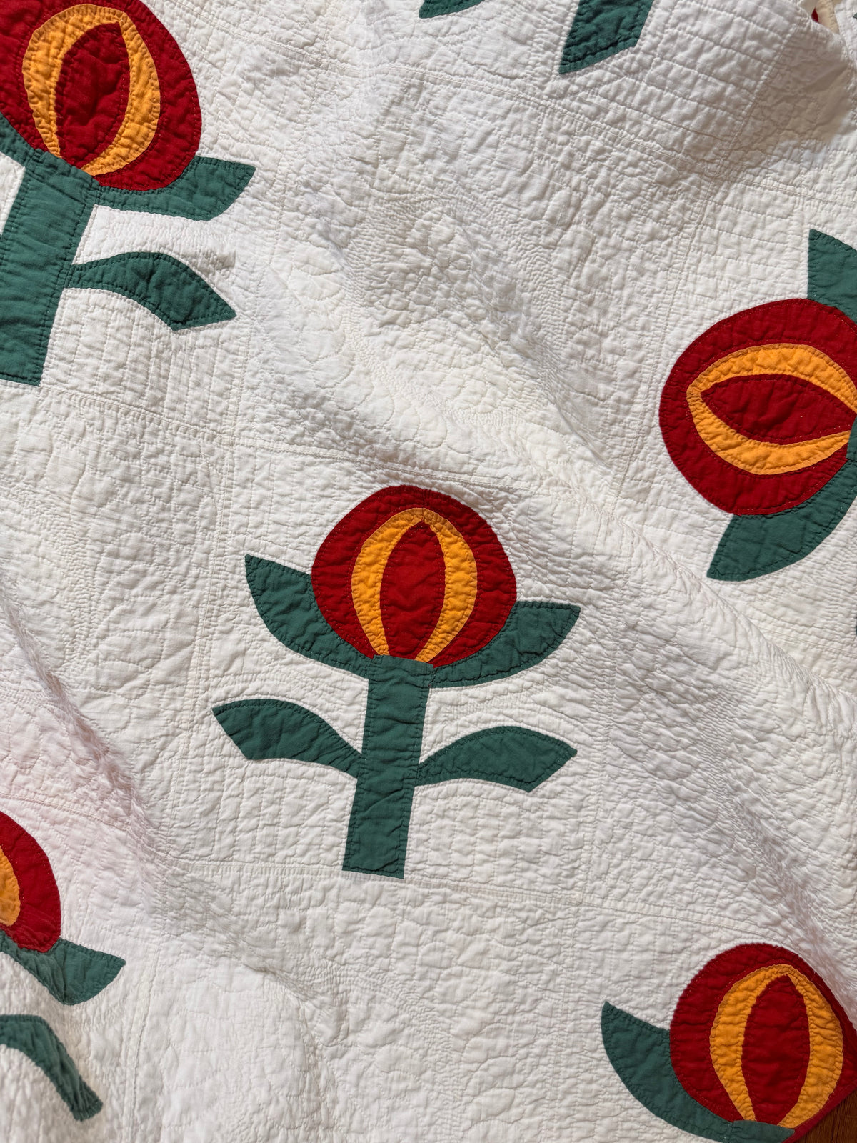 Love Apple Pieced Quilt
