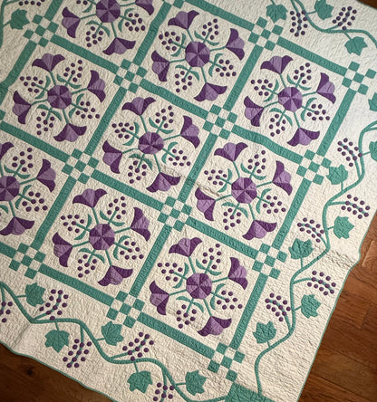 Delightful 9 Block Honeysuckle Quilt