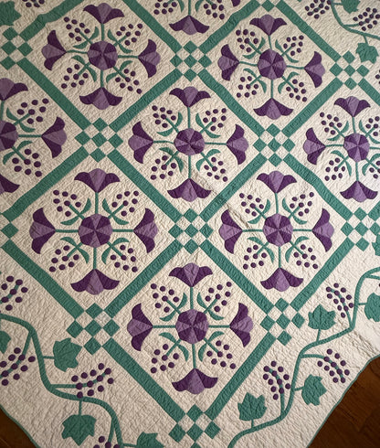 Delightful 9 Block Honeysuckle Quilt