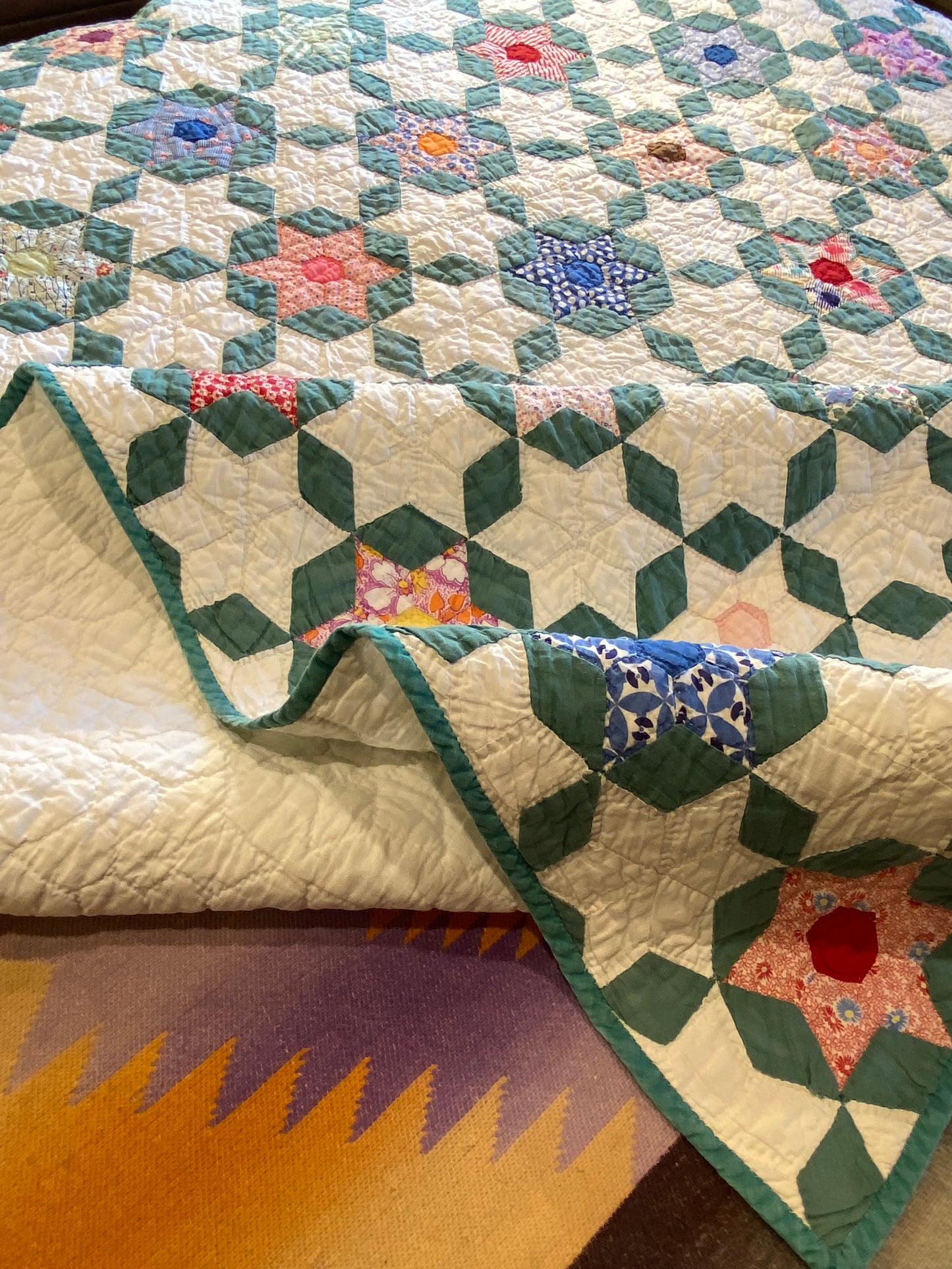 Stars and Hexagons Quilt