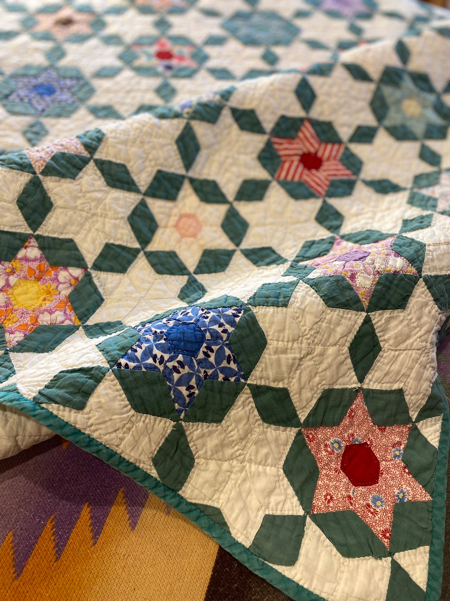 Stars and Hexagons Quilt