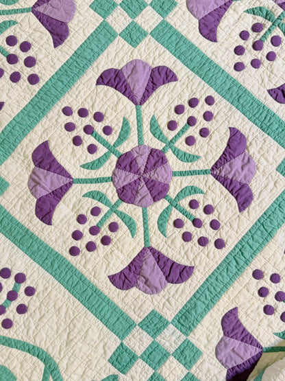 Delightful 9 Block Honeysuckle Quilt