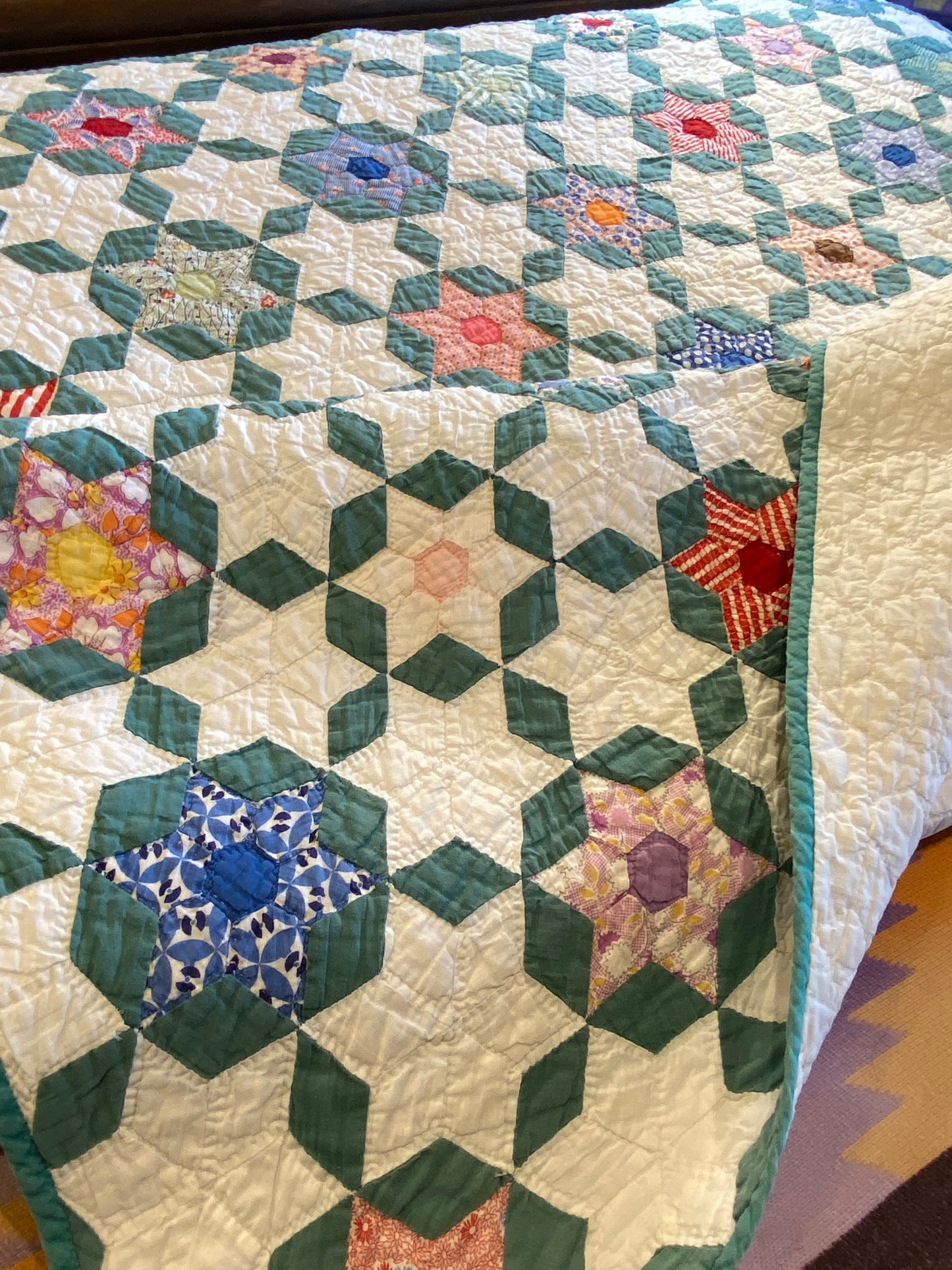 Stars and Hexagons Quilt