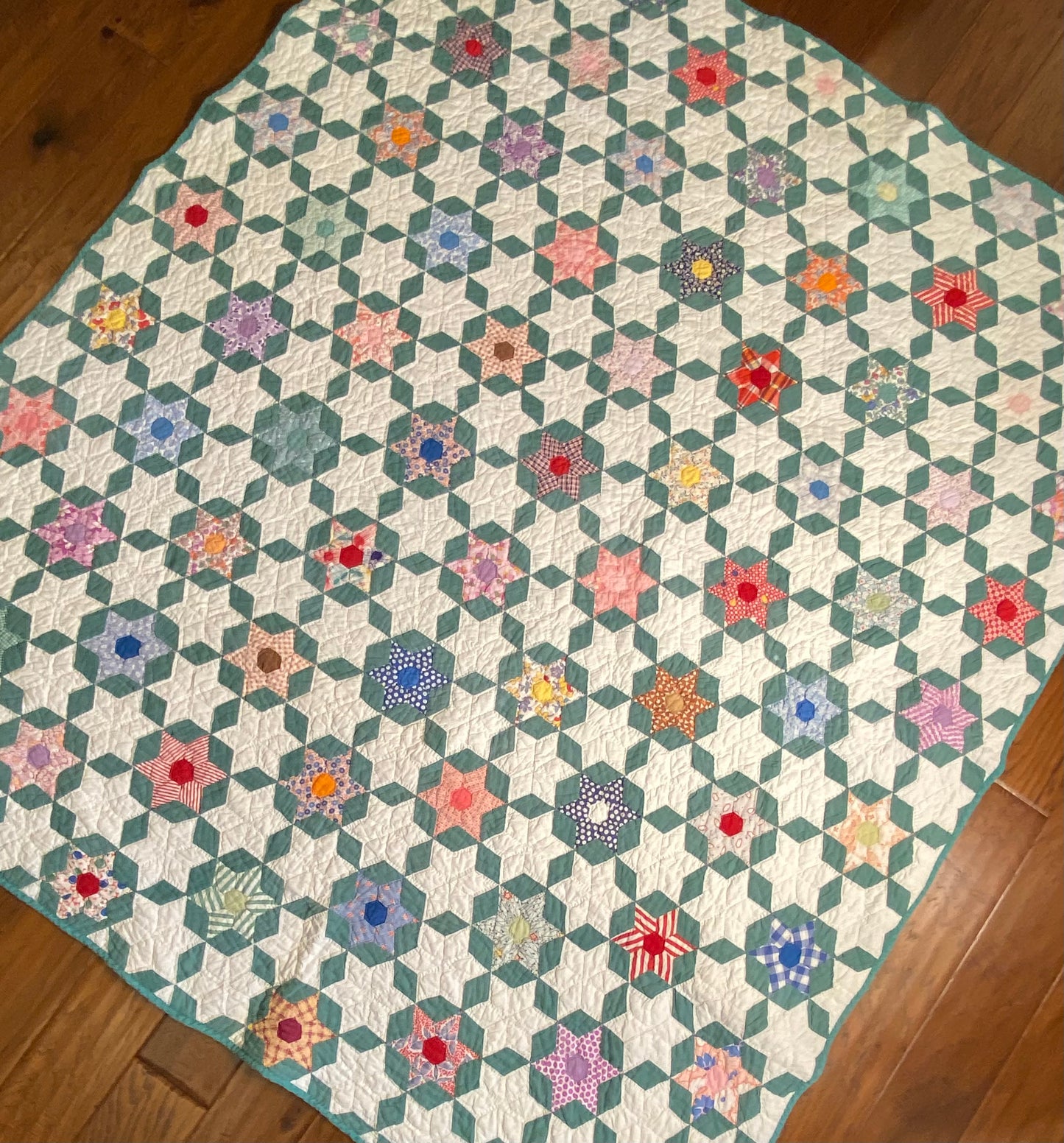 Stars and Hexagons Quilt