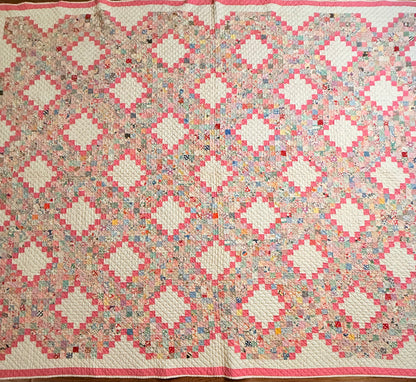 Super Postage Stamp Irish Chain Quilt