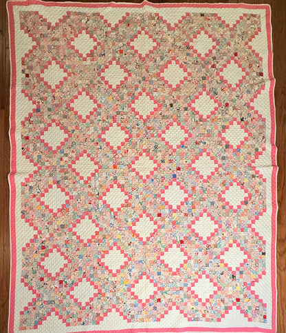 Super Postage Stamp Irish Chain Quilt