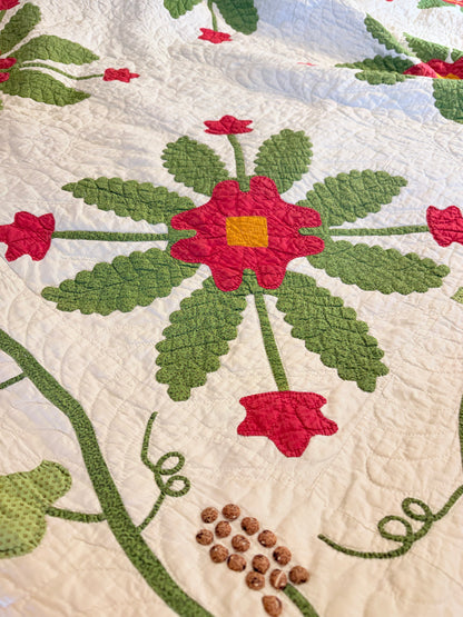 Virginia Rose Appliqué Quilt