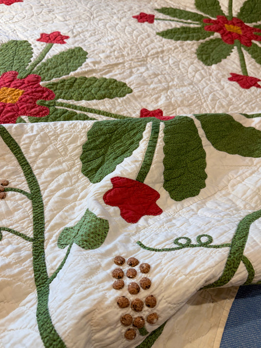 Virginia Rose Appliqué Quilt