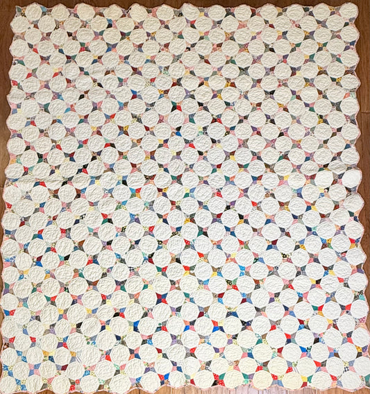 Stunning Small Scale Periwinkle  Quilt