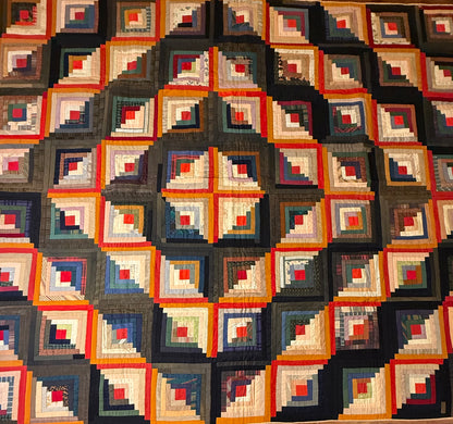 Barn Raising Log Cabin Quilt