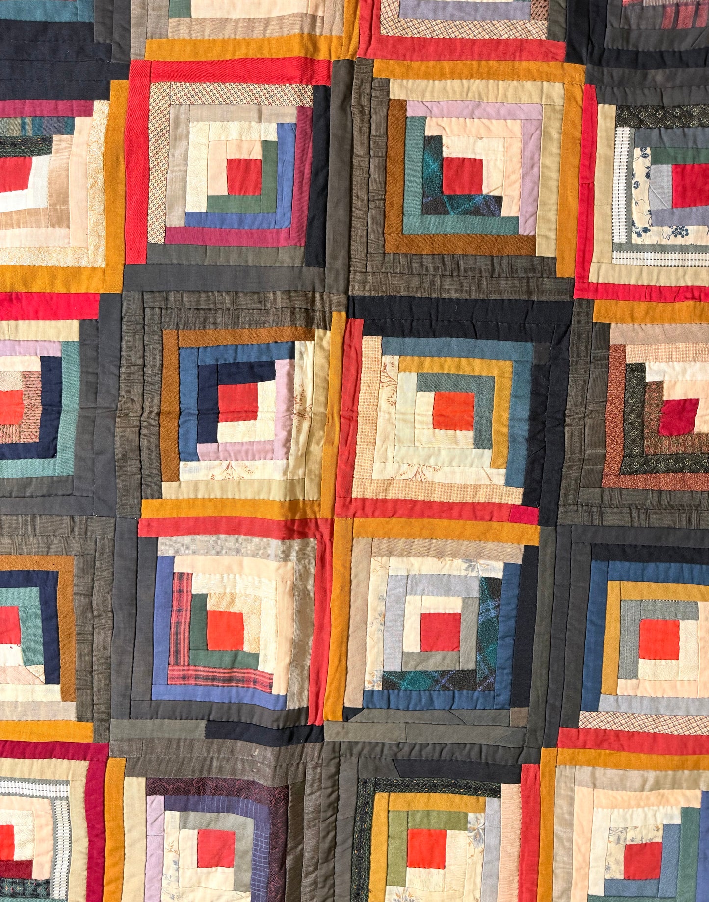 Barn Raising Log Cabin Quilt