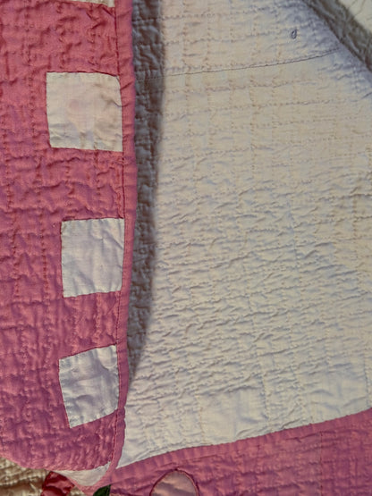 Morning Glory Appliqué Quilt with Blocks Border