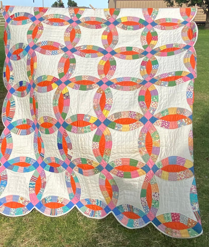 Double Wedding Ring Quilt