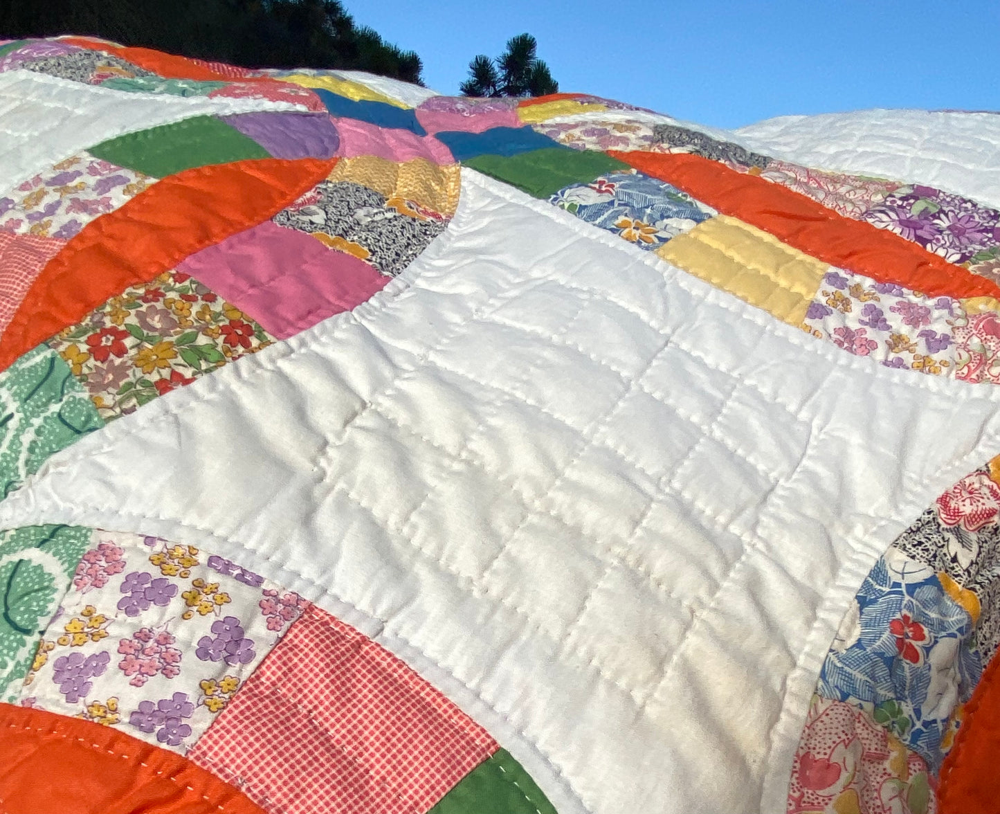 Double Wedding Ring Quilt