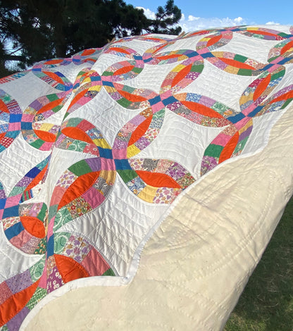 Double Wedding Ring Quilt