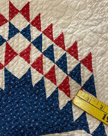 Red White and Blue Tree of Life Quilt -Sold