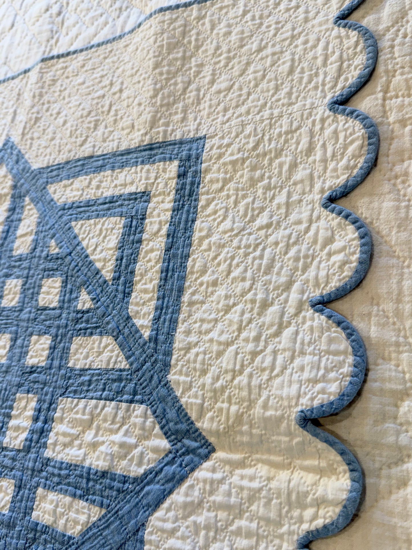 Carpenters Square in a Square Crib Quilt