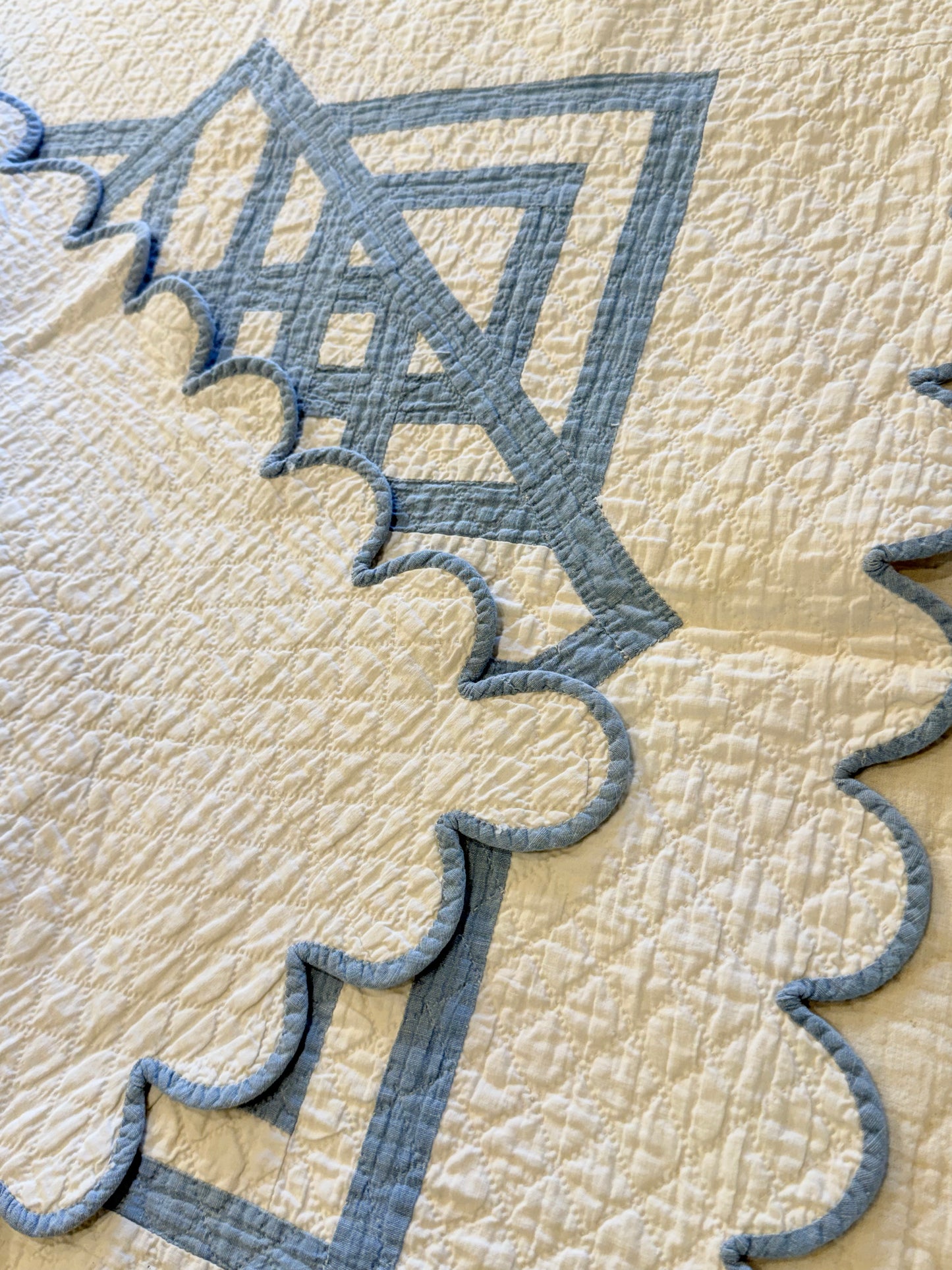 Carpenters Square in a Square Crib Quilt