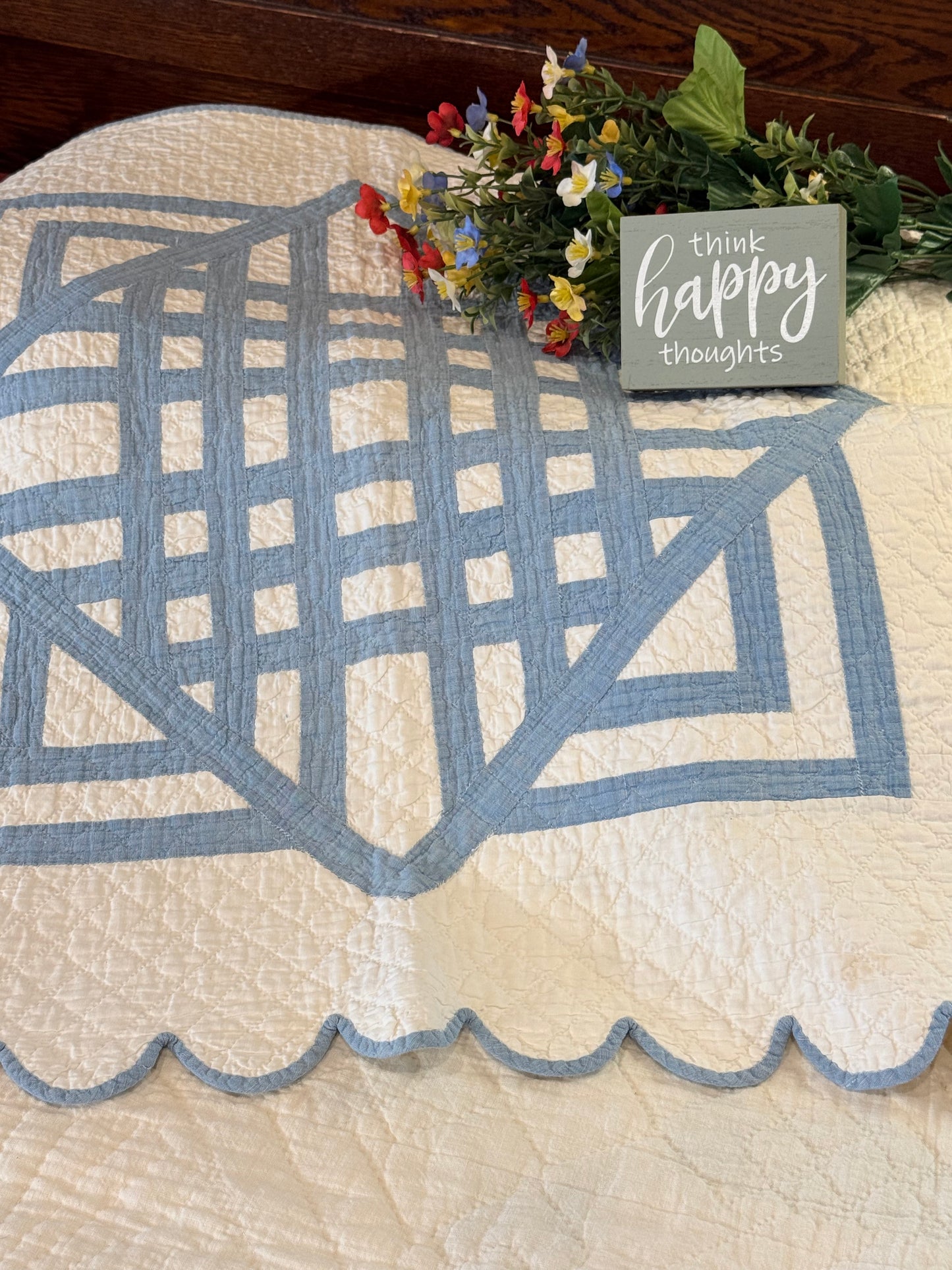Carpenters Square in a Square Crib Quilt