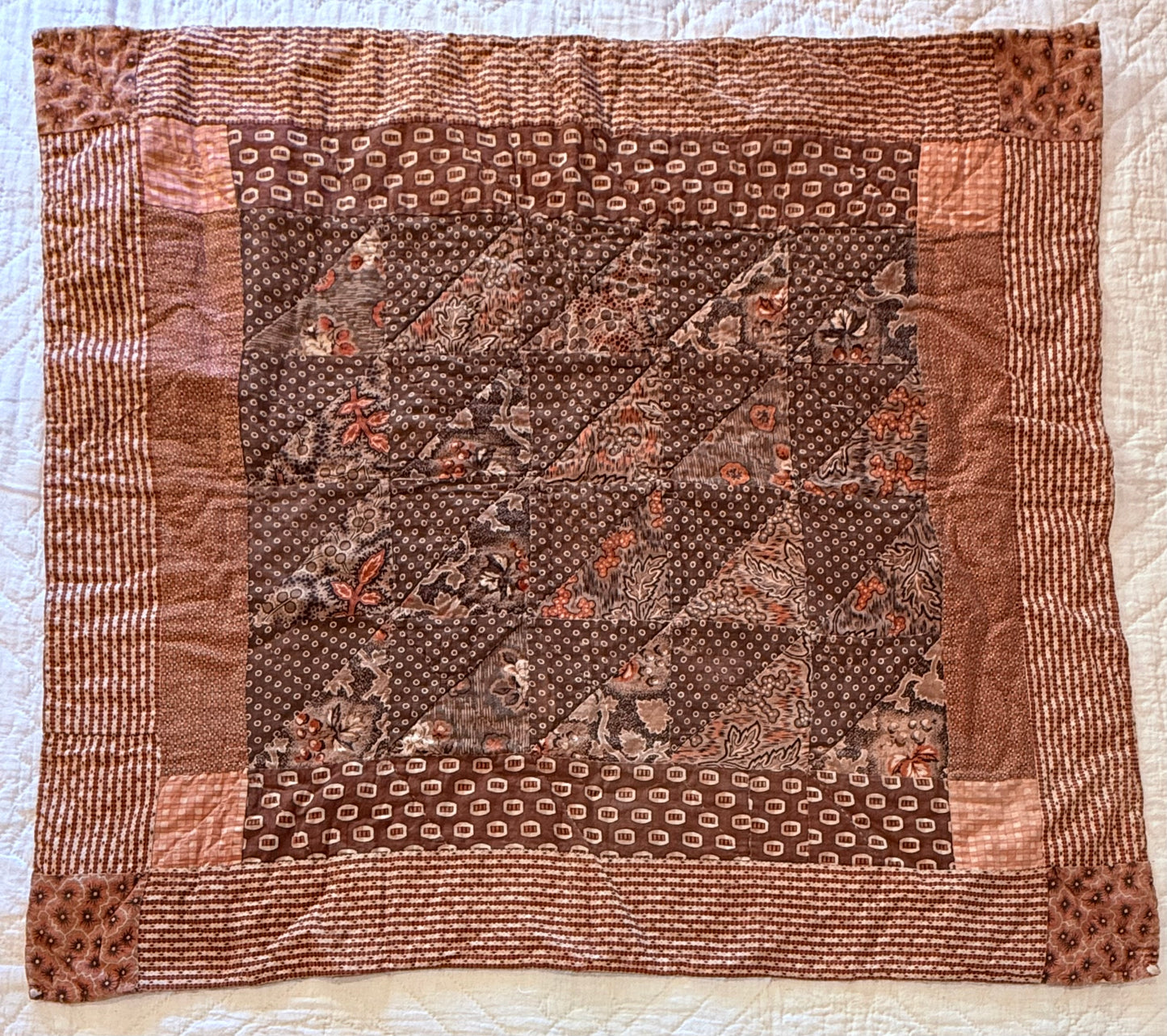 Early Antique Patchwork Crib Quilt