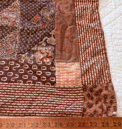 Early Antique Patchwork Crib Quilt