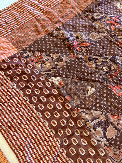 Early Antique Patchwork Crib Quilt